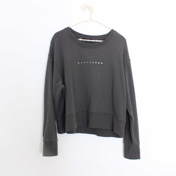 All Saints Logo Hearts Pullover Sweatshirt - Picture 1 of 7